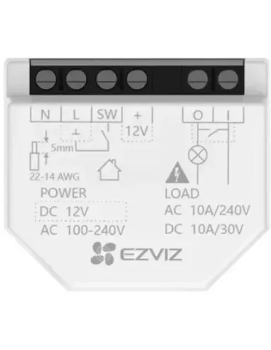 Relé Wi-Fi empotrable 16 A BLEEZVIZ T35WD