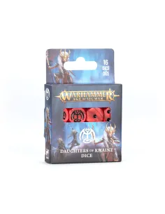 Daughters of Khaine Dice Dados de las Hijas de Khaine Warhammer Age of Sigmar-92895