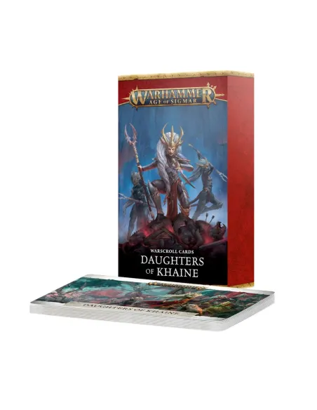 Warscroll Cards Daughters of Khaine (inglés) AoS