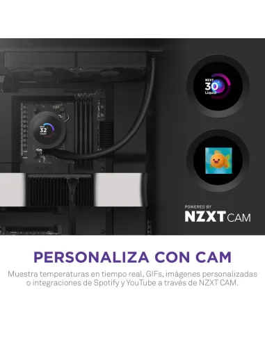 NZXT Kraken Plus 280mm Negro: AIO con pantalla TFT