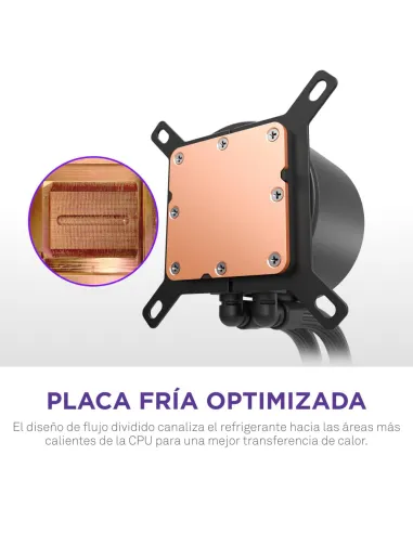 NZXT Kraken Plus 280mm Negro: AIO con pantalla TFT