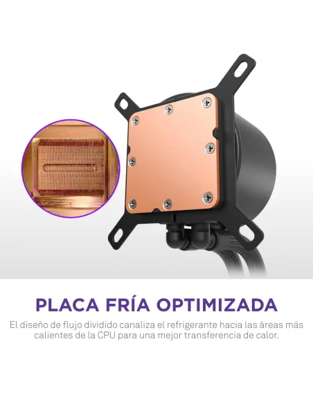 NZXT Kraken Plus 280mm Negro: AIO con pantalla TFT