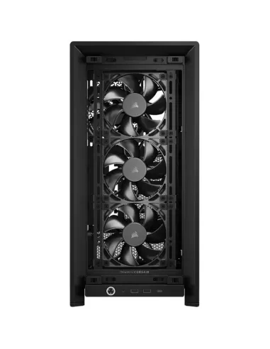 Torre ATX Corsair FRAME 4000X RS negra con 4 ventiladores RS120