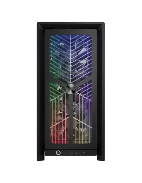 Torre ATX Corsair FRAME 4000X RS negra con 4 ventiladores RS120