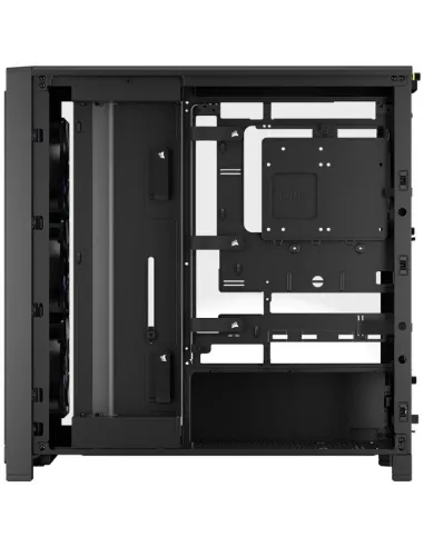 Torre ATX Corsair FRAME 4000X RS negra con 4 ventiladores RS120