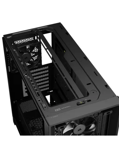 Torre ATX Corsair FRAME 4000X RS negra con 4 ventiladores RS120