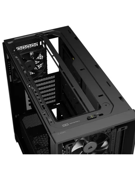 Torre ATX Corsair FRAME 4000X RS negra con 4 ventiladores RS120