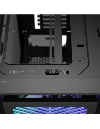 Torre ATX Corsair FRAME 4000X RS negra con 4 ventiladores RS120
