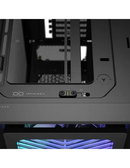 Torre ATX Corsair FRAME 4000X RS negra con 4 ventiladores RS120