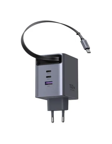 Cargador de Portátil GaN Ugreen Nexode Pro 100W  retráctil