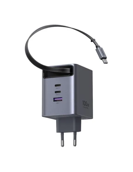 Cargador de Portátil GaN Ugreen Nexode Pro 100W  retráctil
