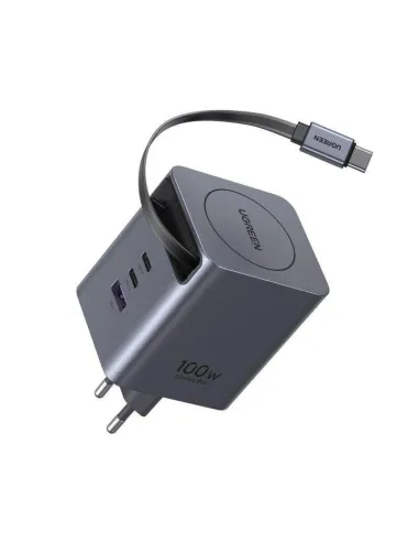Cargador de Portátil GaN Ugreen Nexode Pro 100W  retráctil