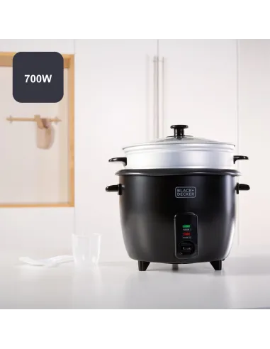 Arrocera Black+Decker BXRC1800E: 1,8 L y vapor