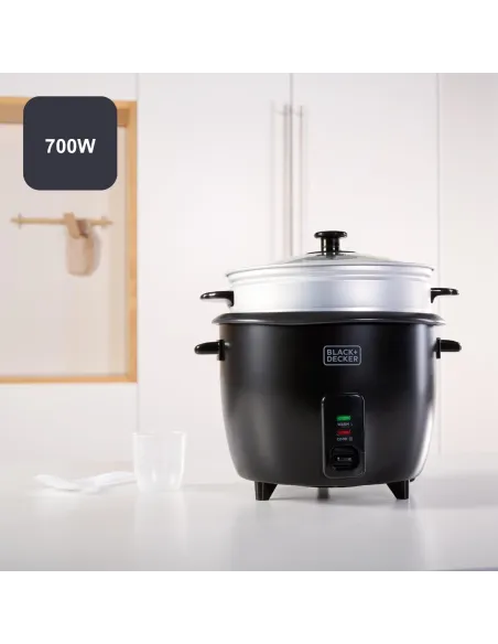 Arrocera Black+Decker BXRC1800E: 1,8 L y vapor