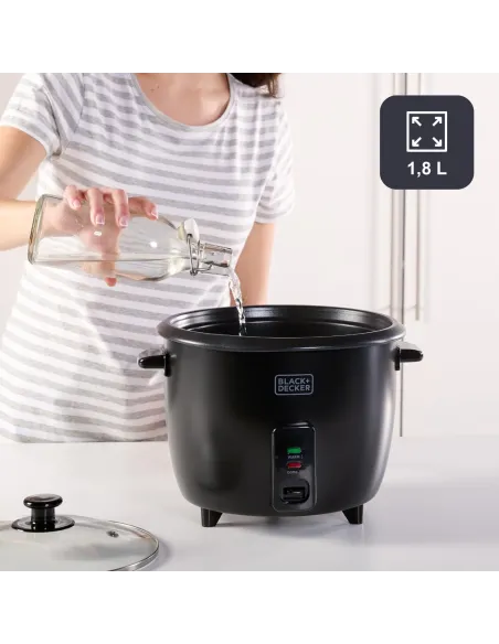 Arrocera Black+Decker BXRC1800E: 1,8 L y vapor