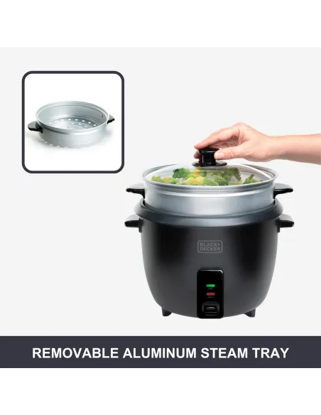 Arrocera Black+Decker BXRC1800E: 1,8 L y vapor