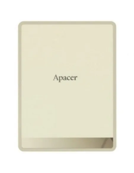 Apacer AS724 1TB Disco Duro SSD Externo 500MB/s USB 3.2 Gen2 Antigolpes Crema Ultraligero