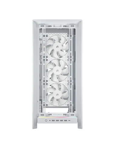 Semitorre Corsair FRAME 5000D RS Blanco: airflow y 420 mm