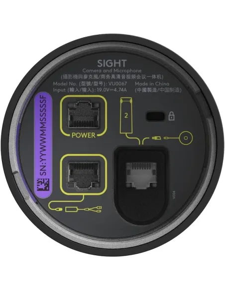 Logitech Sight: cámara de mesa 4K PoE+ para salas híbridas