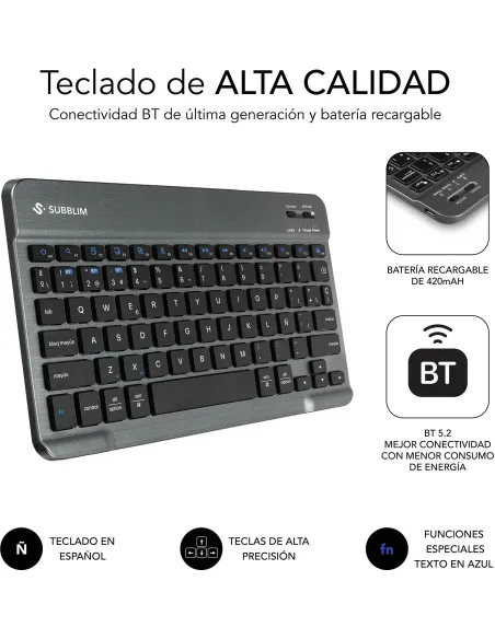 Subblim KeyTab Pro BT compatible con Samsung Galaxy Tab A11 y A11"