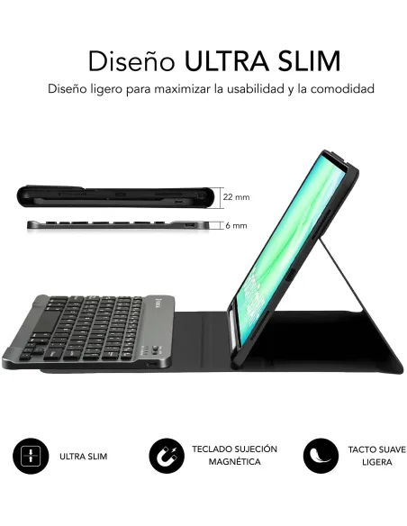 Funda con teclado Subblim KeyTab Pro BT para Tab A11+