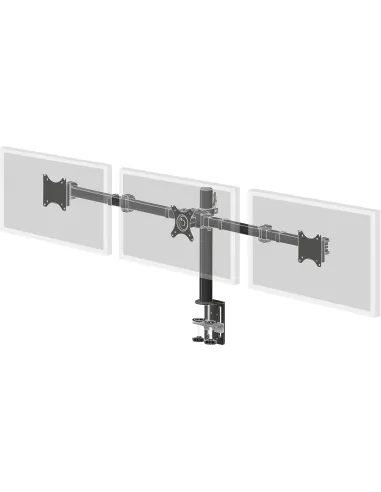 iiyama Desk Mount DS1003C-B1: brazo triple para 3 monitores