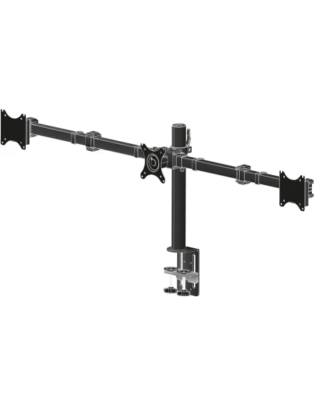 iiyama Desk Mount DS1003C-B1: brazo triple para 3 monitores