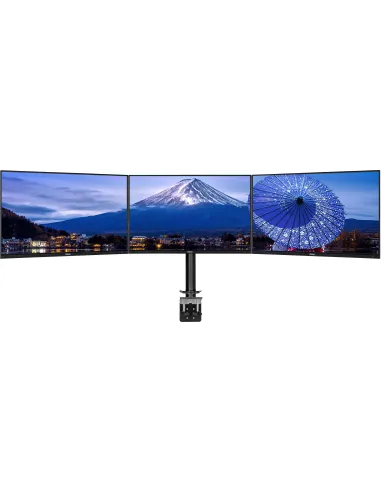 iiyama Desk Mount DS1003C-B1: brazo triple para 3 monitores