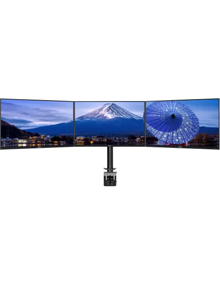 iiyama Desk Mount DS1003C-B1: brazo triple para 3 monitores