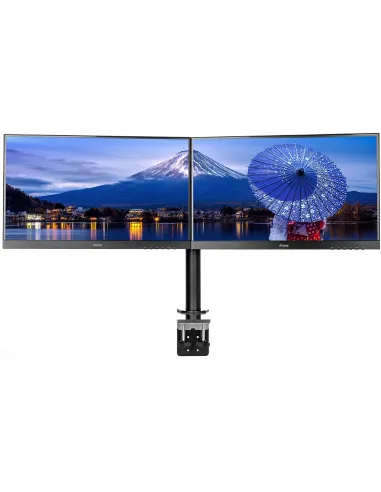 Soporte de Brazo doble iiyama DS1002C-B1 para 2 monitores