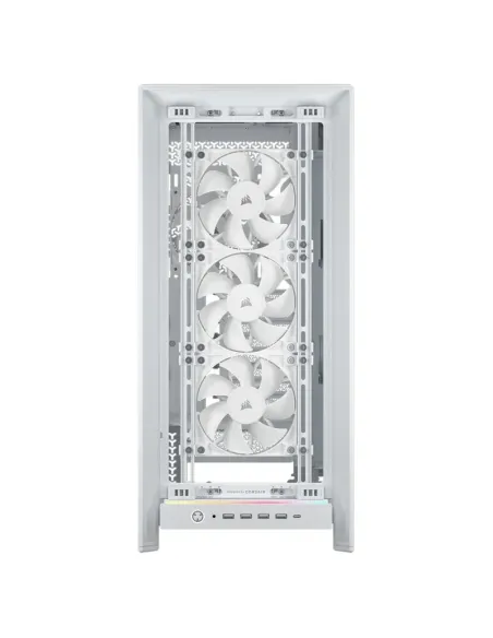 Semitorre Corsair FRAME 5000D RS Blanco: airflow y 420 mm