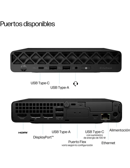 Mini PC HP EliteDesk 8 Mini G1i D05D6ET para oficina Pro