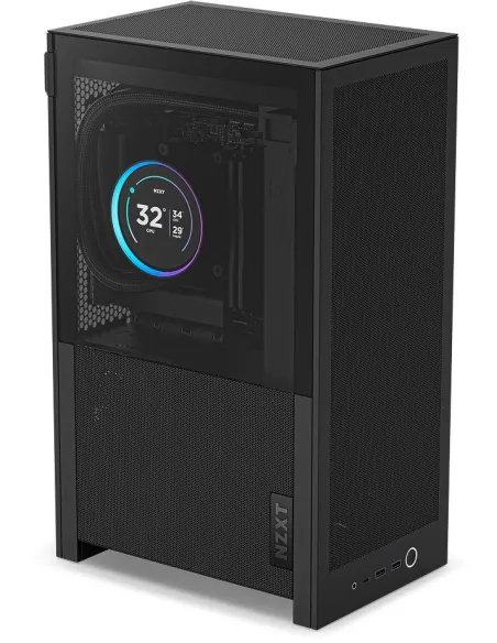 NZXT H2 Flow Negro Mini-ITX Vidrio Templado Dual Cámara
