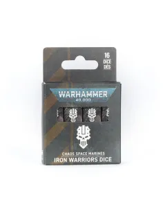 Dados de los Guerreros de Hierro Iron Warriors Dice Chaos Space Marines Warhammer 40000-92986