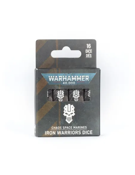 Dados de los Guerreros de Hierro Iron Warriors Dice Chaos Space Marines Warhammer 40000