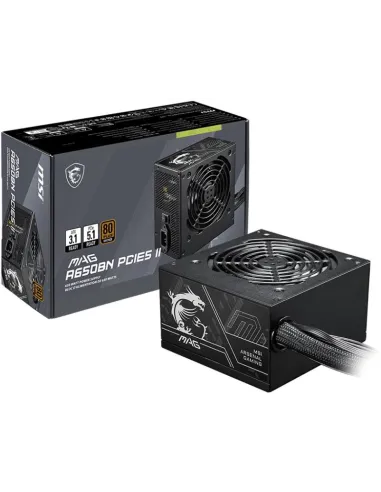 MSI MAG A650BN 650W Negro Certificación 80 PLUS Bronze No modular