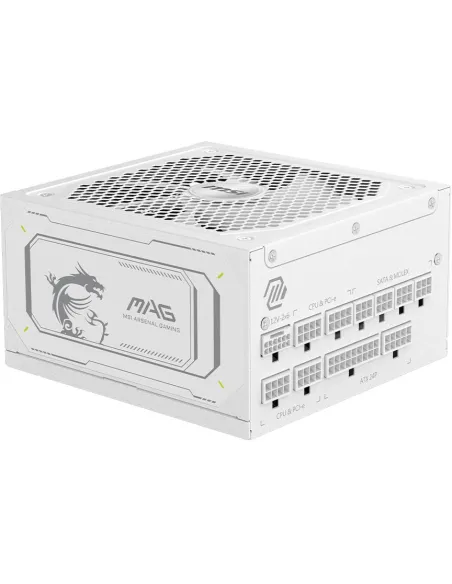 MSI MAG A1000GL Blanca Fuente de Alimentación 1000W 80 Plus Gold Full Modular ATX 3.1