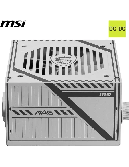 MSI MAG A650BNL 650W Blanca 80 Plus Bronze No Modular