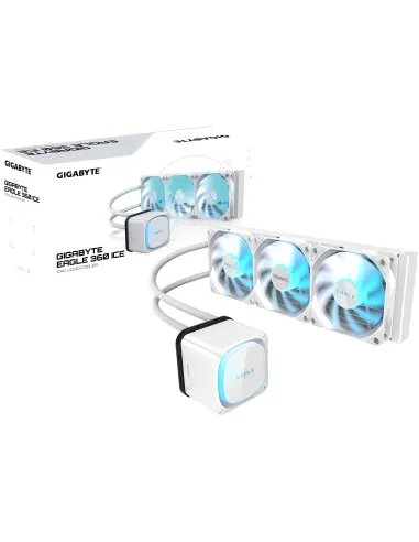 GIGABYTE EAGLE 360 ICE: AIO 360 mm blanca ARGB