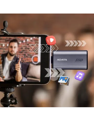 Disco USB Externo Adata SC750 SSD Externo 2TB USB-A 3.2