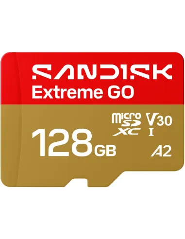 SanDisk Extreme GO 128 GB microSDXC UHS-I 240 MB/s resistente