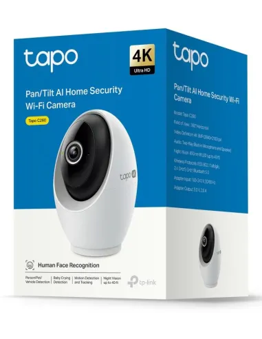 TP-Link Tapo C260: cámara interior 4K con Pan-Tilt