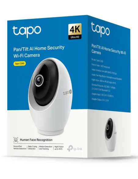 TP-Link Tapo C260: cámara interior 4K con Pan-Tilt
