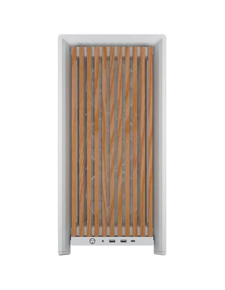 Torre de madera Corsair FRAME 4000D Wood RS Blanco