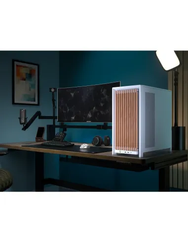 Torre de madera Corsair FRAME 4000D Wood RS Blanco