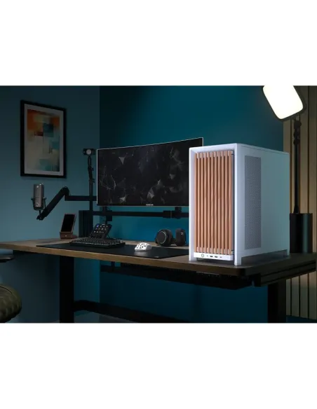 Torre de madera Corsair FRAME 4000D Wood RS Blanco