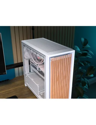 Torre de madera Corsair FRAME 4000D Wood RS Blanco