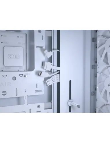 Torre de madera Corsair FRAME 4000D Wood RS Blanco