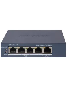 Hikvision DS-3E1505P-EI Switch 4 Puertos Gigabit Smart POE-NSWSAR0508