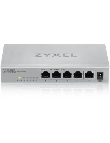 Switch 2.5GbE Zyxel XMG-105: 5 puertos, sin gestión